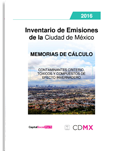 Memoria Inventario de emisiones ZMVM 2016