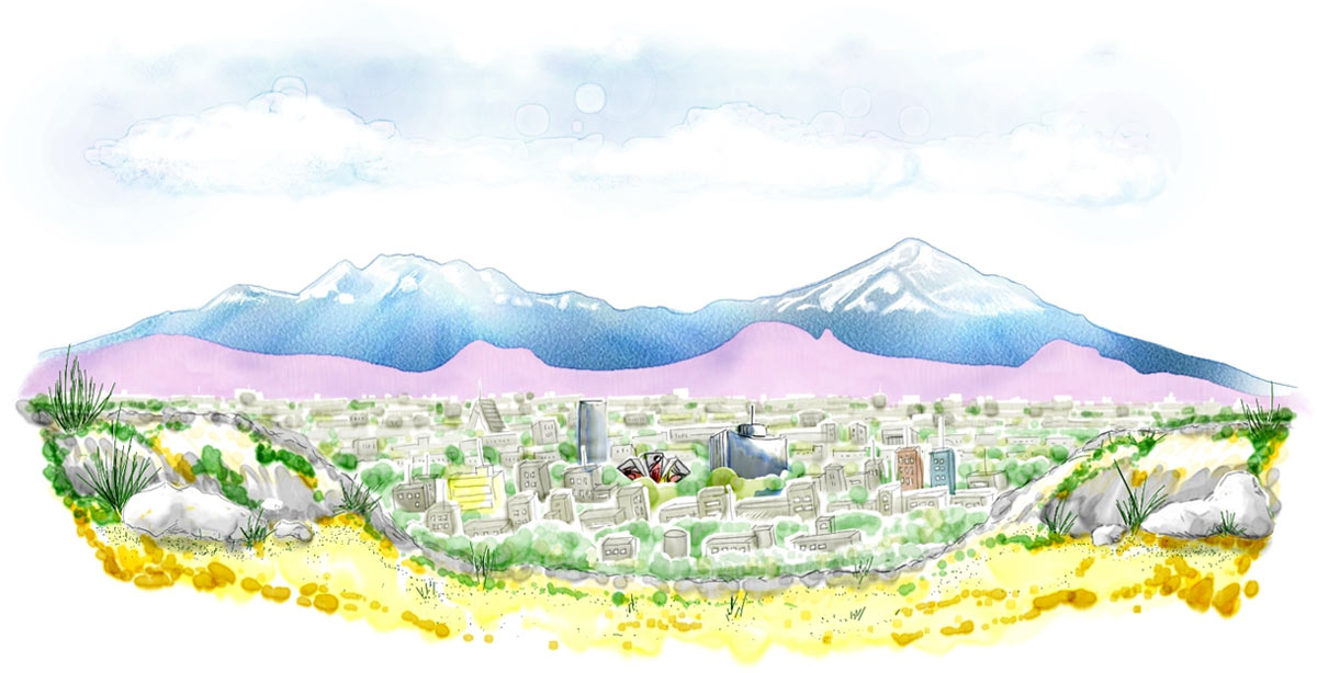 Fondo ciudad